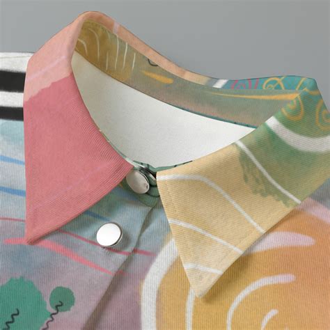 "Summer Serendipity" - Women's Cropped Denim-Style Jacket – All Around ...