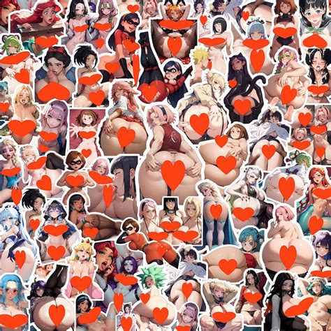 Amazon.com: 48Pcs - Anime Stickers for Adults Hentaii Stickers Lewd ...