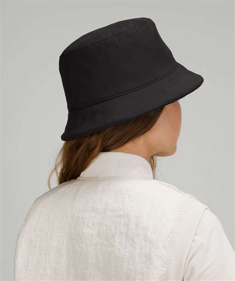 Lululemon Reversible Quilted Bucket Hat - Black - lulu fanatics
