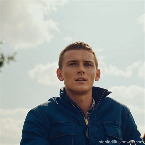 Guy Riding a Horse | Stable Diffusion Online