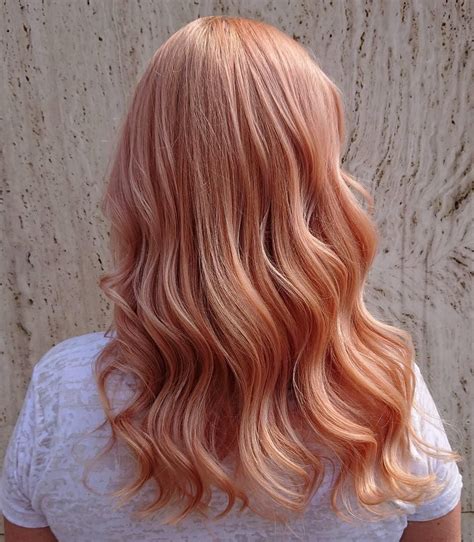 Strawberry Blonde Waves | Peach hair, Strawberry blonde hair color ...