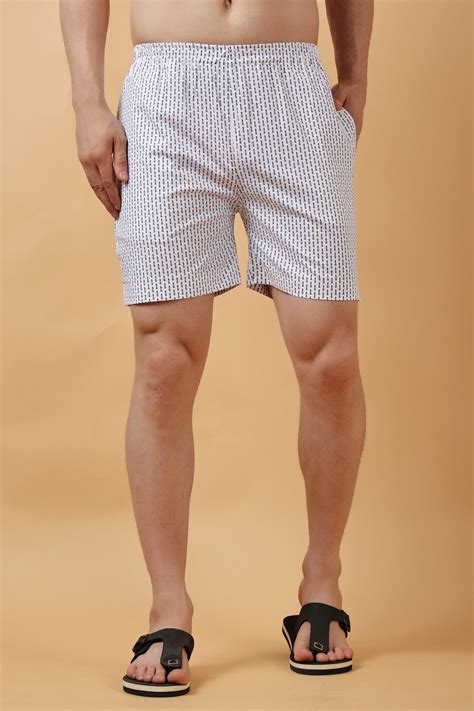 Buy Mens White Shorts & Casual Shorts For Men - Apella