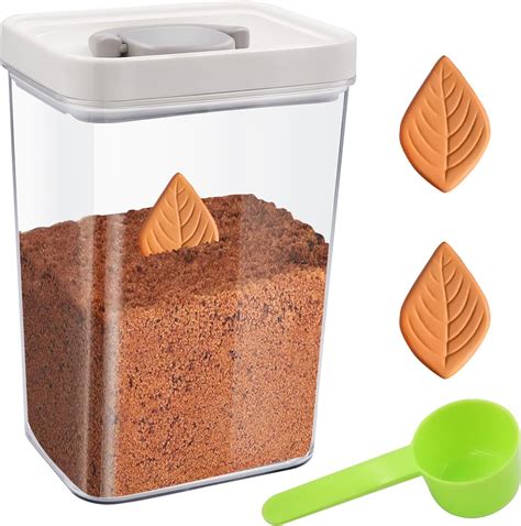 Amazon.com | DANHMAO 2 Pack 2 Quart Brown Sugar Container Airtight ...