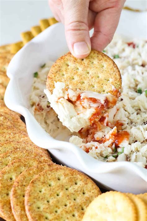 This Cold Crab Dip comes together in just a few minutes, with a handful ...