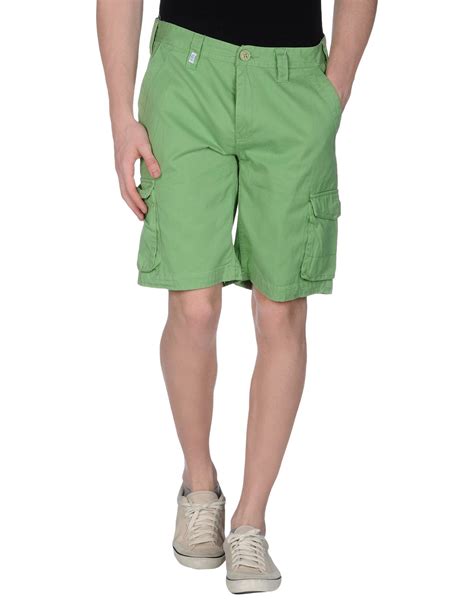 Mens Green Denim Shorts at Ronald Wooton blog