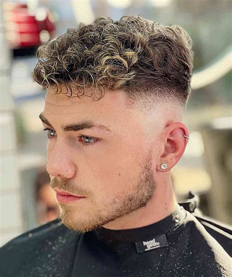 Mens Undercut Fade Curly Hair