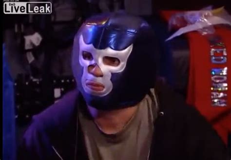 The mask that Fooey had to wear during the girl's sybian rides so that ...