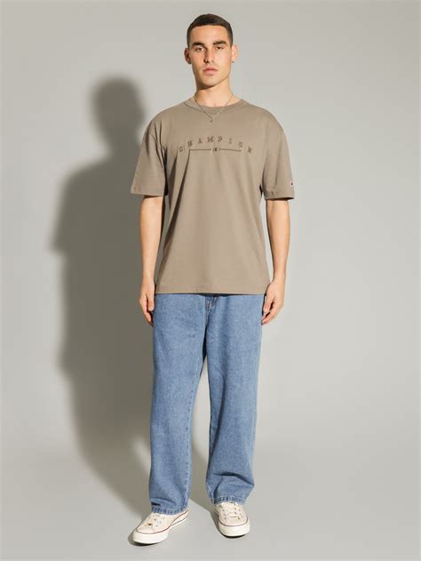 Champion Heritage 2K Logo T-Shirt Brown | Glue Store