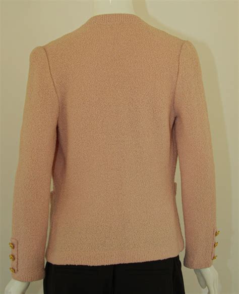 St. John Women Pink Blush Cardigan Sweater Classic Chic For Sale at ...