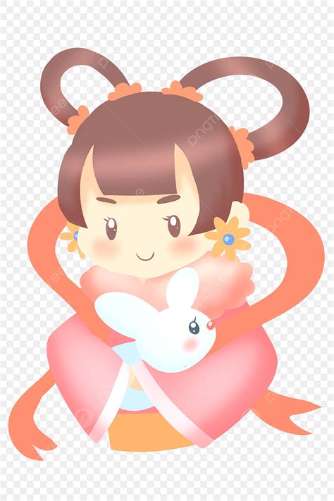 Chang'e Jade Rabbit PNG , Festival De Mediados De Otoño, Festival De ...