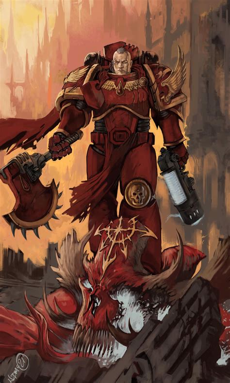 Blood Angel - Art by William - 40K Gallery | Warhammer 40k blood angels ...