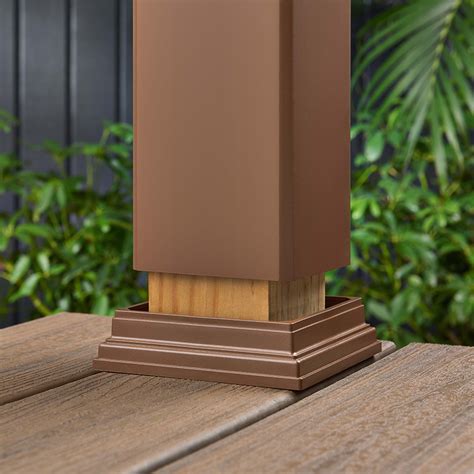 Trex Railing Post Sleeve Set in Saddle at Lowes.com | Trex railing ...