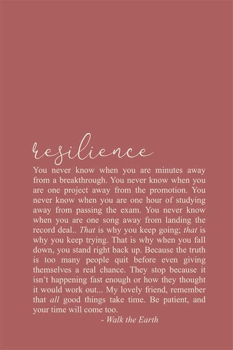 Resilience Inspirational Quotes