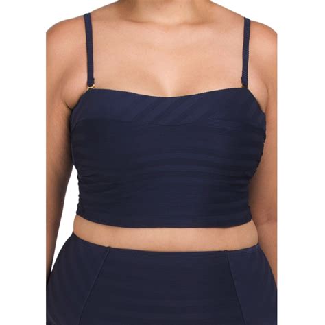 La Blanca Women's Plus Linea Costa Textured Removable Strap Swim ...