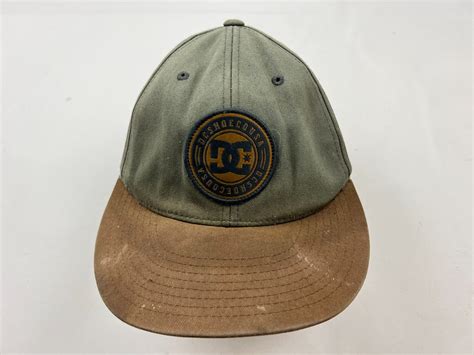 DC Shoes Hat Cap Snapback Green Brown Rob Dyrdek Adjustable Embroidered ...