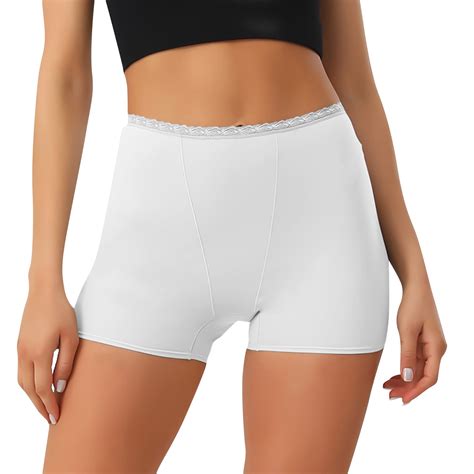 CHOII Cotton Boy Shorts Underwear For Women Stretch Boyshorts Panties ...