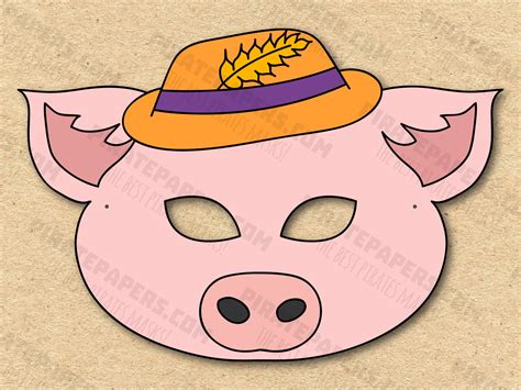 Three Little Pigs Mask
