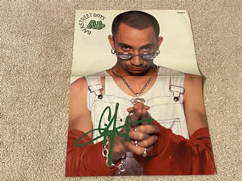 AJ Mclean Backstreet Boys teen magazine poster shaved head Bravo pix ...