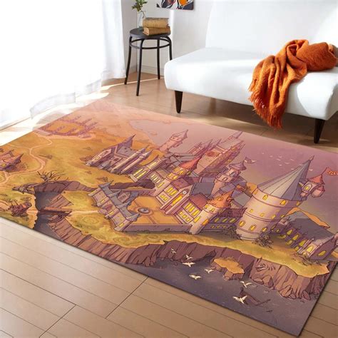 Harry Potter Hogwarts School 4 Carpet Area Rugs - Lovely Product UK