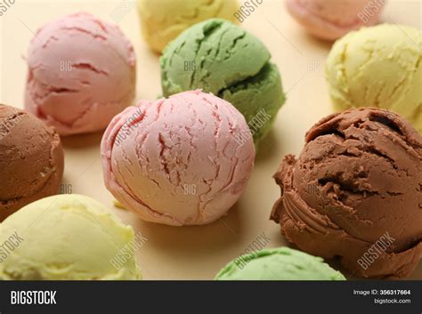 Ice Cream Balls On Image & Photo (Free Trial) | Bigstock