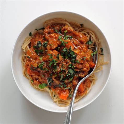 Healthy Vegan Bolognese Recipe | POPSUGAR Fitness