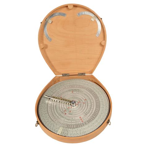 FER model logarithmic circular slide rule H 39 n. 1675 1930s For Sale ...