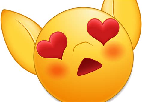 Heart Eye Emoji, Love, Expression PNG Image