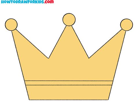 How to Draw an Easy Crown - Easy Drawing Tutorial For Kids