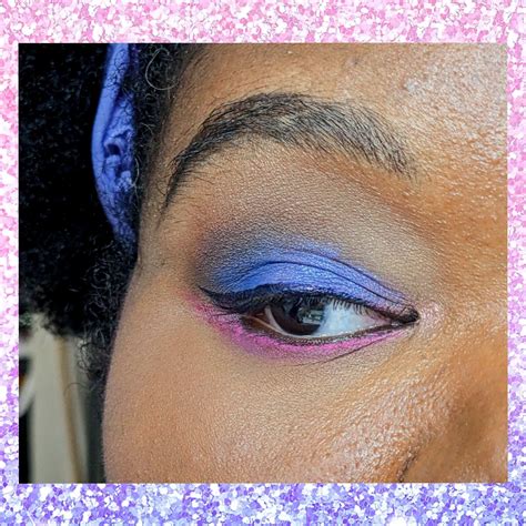 NYE FOTD: Periwinkle & Pink : r/brownbeauty