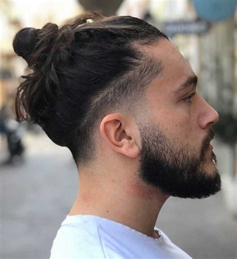 Low Mens Undercut Long Hair