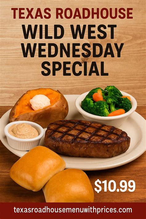 Texas Roadhouse Specials 2025 - Weekly Deals, Happy Hour, & Meals