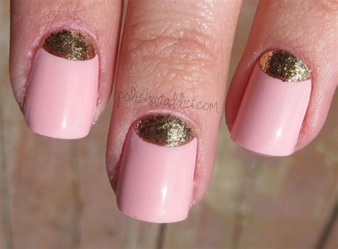 Gold Half Moons | Pink french manicure, Manicure, French manicure