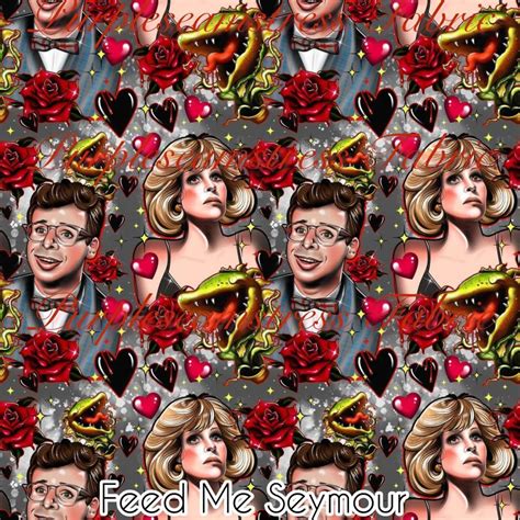 Feed Me Seymour - Fabric - Purpleseamstress Fabric