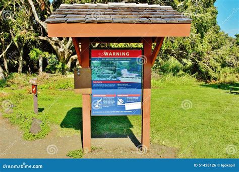 Maui Haleakala State Park Caution Sign Editorial Photo - Image of place, exotic: 51428126