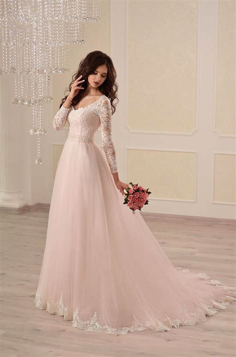 Light Pink Wedding Dress