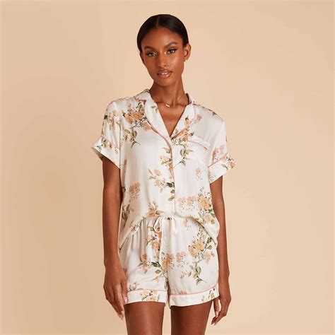 Jonny White Floral Meadow Pajama Set | Birdy Grey
