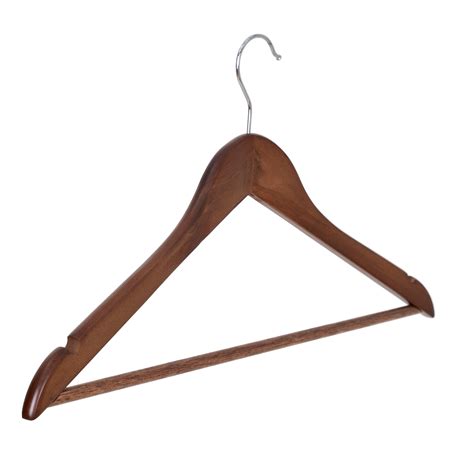 Better Homes & Gardens Solid Walnut Wood Suit Hangers, 60 Pack ...