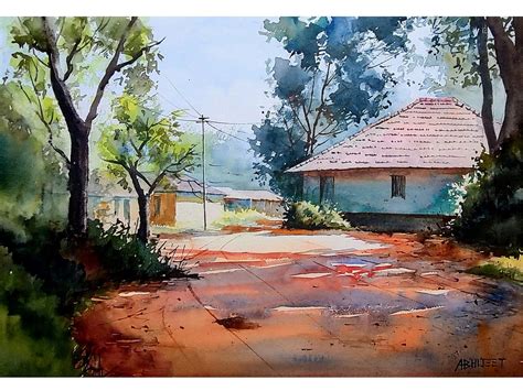Indian Village Painting