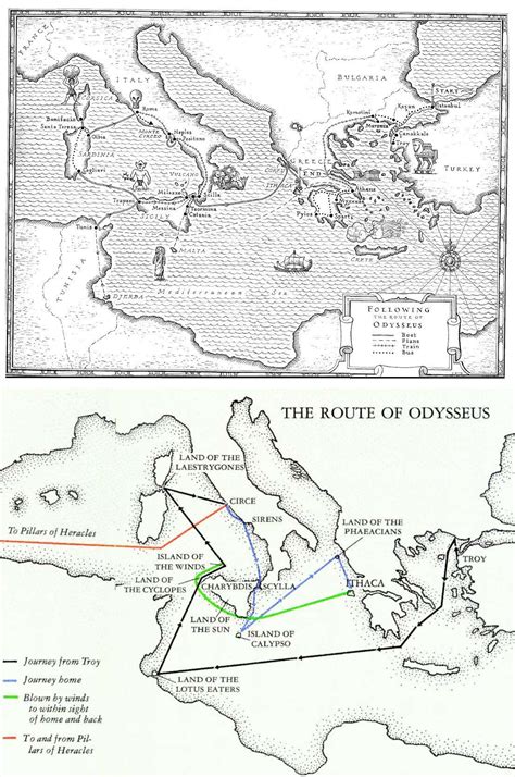 Odysseus Map Journey