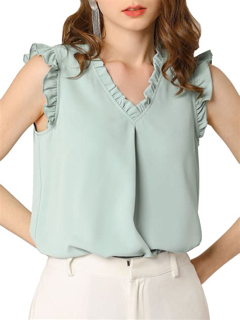 Women's Ruffle Top at Shirley Pearson blog