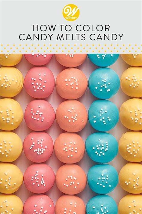 Coloring Candy Melts Candy