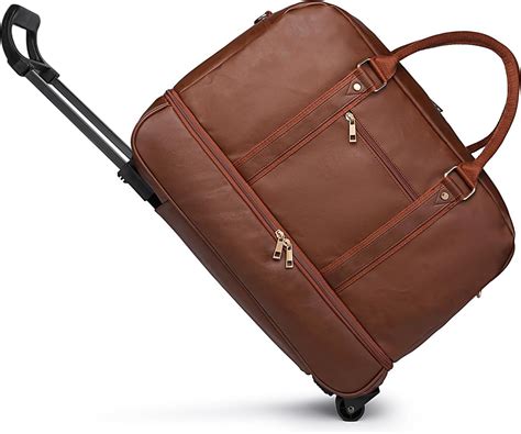 Amazon.com | seyfocnia Rolling Duffle Bag with Wheels, Duffle Bag for ...