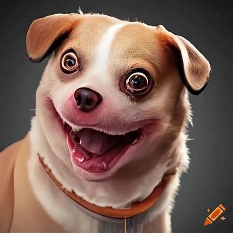 Dog with Down syndrome on Craiyon