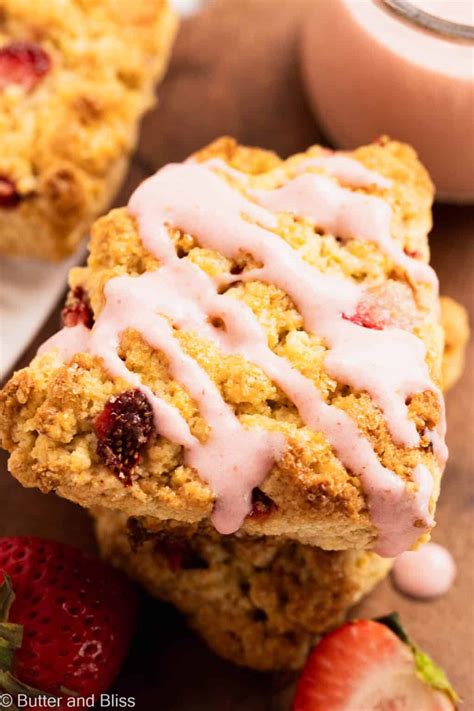 Small Batch Strawberry Scones Recipe