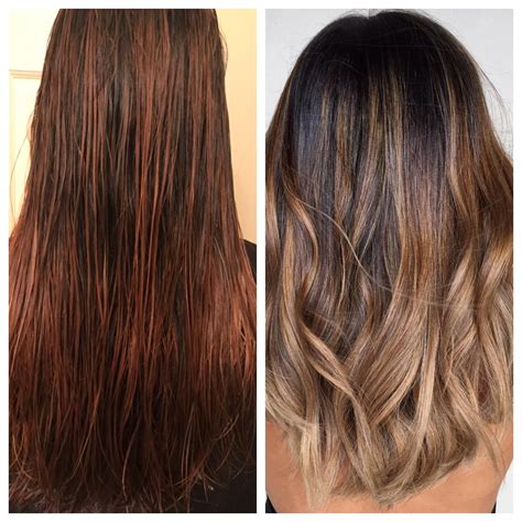 I need tips on how to achieve the hair color on the right. That's me on ...