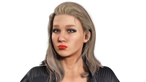 3D model jennifer lawrence Women naked and clothed full rigged VR / AR ...