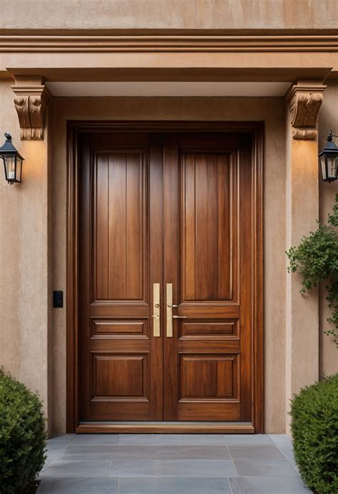 29 Stunning Wooden Door Designs For Main Entrances - Lovely Harbor | ドア ...