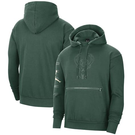 Milwaukee Bucks Jordan Statement Hoodie Mens