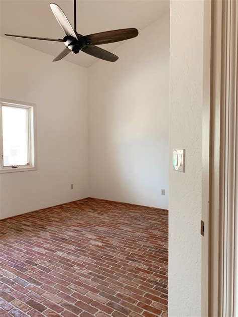 Our Brick Floors - My Vintage Porch in 2025 | Brick flooring, Interior ...
