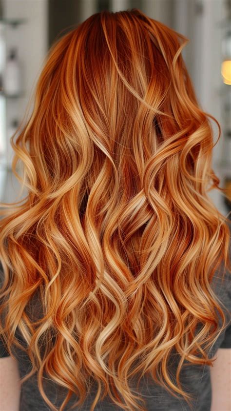 30 Red Hair With Blonde Highlights Looks for Every Season | Red blonde ...